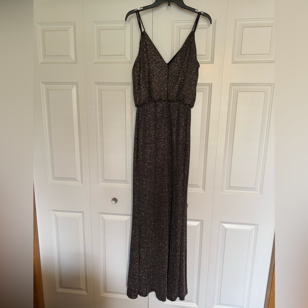 Calvin Klein Black Sparkle Maxi Dress